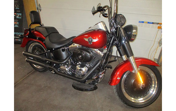 2013 Harley Davidson Fatboy motorcycle sold at Buttorff's Sales & Service in Hartleton, PA